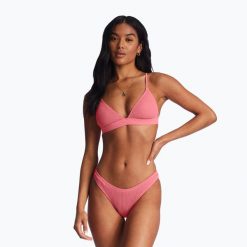 Góra od stroju kąpielowego Billabong Summer High Fixed Tri. Czerwone bikini damskie Billabong, xs, bez wzorów. Za 94.99 zł.