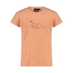 Koszulka dla dziewczynki CMP. Brązowe t-shirty i topy dla dziewczynek CMP, bez wzorów, z bawełny, bez ramiączek. Za 110.50 zł.