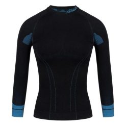 Koszulka Termoaktywna Dla Pań I Panów. Czarne koszulki sportowe damskie Alpinus, l, bez wzorów, bez kołnierzyka, bez ramiączek, trekkingowe. Za 225.99 zł.