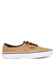 Vans Tenisówki Authentic VN000D7YEMJ1 Beżowy. Brązowe trampki i tenisówki damskie Vans, bez wzorów, z materiału, bez zapięcia. Za 249.99 zł.