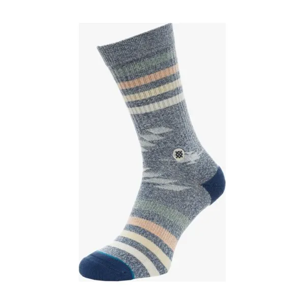 Stance Skarpety Hitch Hiker , granatowy, rozmiar L. Niebieskie skarpety męskie Stance, bez wzorów, z bawełny. W wyprzedaży za 39.99 zł.