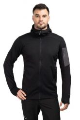 Bluza wspinaczkowa męska Modulus Hoody. Czarne bluzy męskie RAB, na zimę, m, bez wzorów, z materiału, z kapturem. Za 539.99 zł.