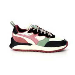 Sneakersy damskie DIADORA JOLLY NYL. Czarne obuwie sportowe damskie Diadora, bez wzorów, trekkingowe. Za 199.99 zł.