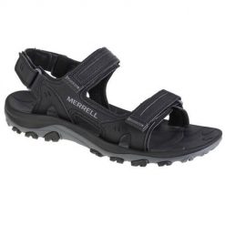 Buty do chodzenia męskie Merrell Huntington Sport Convert. Czarne sandały męskie Merrell, z gumy, bez zapięcia. Za 436.00 zł.