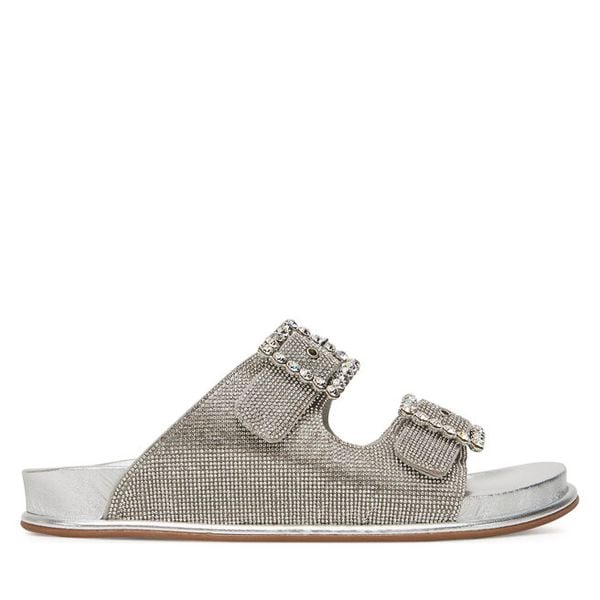 Klapki Le Silla. Szare klapki damskie LE SILLA, bez wzorów, bez obcasa. Za 2,118.99 zł.