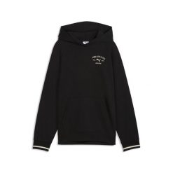 Młodzieżowa bluza z kapturem PUMA Class o luźnym kroju PUMA. Czarna bluzy damskie Puma, m, bez wzorów, z bawełny, z kapturem. Za 199.00 zł.