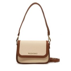 Torebka Valentino. Brązowe torebki do ręki damskie Valentino, bez wzorów, klasyczne, bez dodatków. Za 359.99 zł.