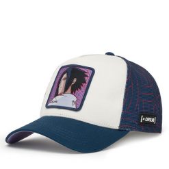 Czapka z daszkiem Capslab. Niebieskie czapki i kapelusze damskie CapsLab, bez wzorów. Za 169.99 zł.