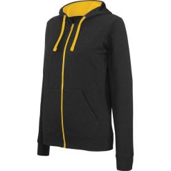 Bluza z kapturem Kariban Contrastée. Czarne bluzy damskie KARIBAN, m, bez wzorów, z bawełny, z kapturem. Za 180.00 zł.