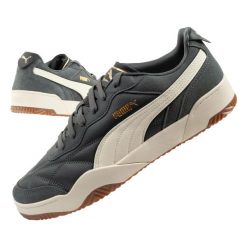 Buty sportowe Puma Tifosi SD. Brązowe obuwie sportowe damskie Puma, bez wzorów, z jeansu, trekkingowe. Za 229.00 zł.