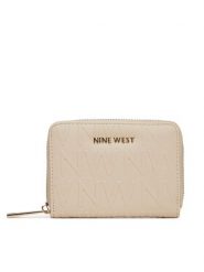 Nine West Portfel NW-W1-016-SS25 Beżowy. Brązowe portfele damskie Nine West, bez wzorów, z materiału. Za 69.99 zł.