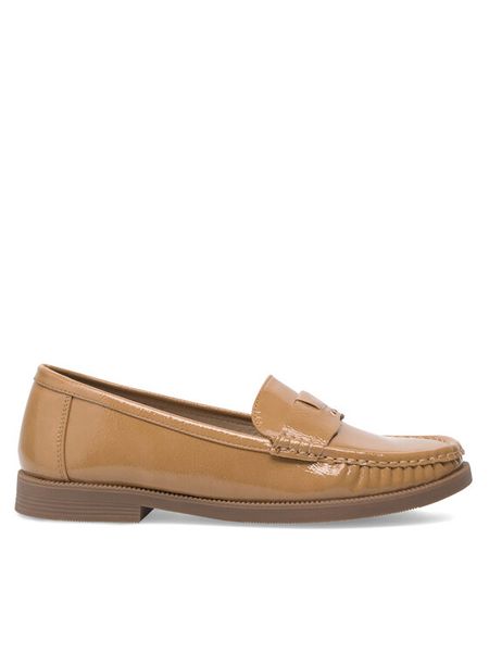 Jenny Fairy Mokasyny WFA1010-3 Beżowy. Brązowe mokasyny damskie Jenny Fairy, z syntetyku. Za 99.99 zł.