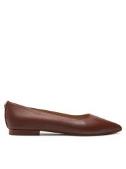 LAUREN RALPH LAUREN Baleriny Londyn 802862706002 Brązowy. Brązowe baleriny damskie Lauren Ralph Lauren, bez wzorów, ze skóry, bez obcasa. Za 439.99 zł.