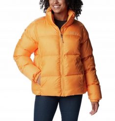 Columbia Puffect Jacket 1864781869 Pomarańczowe L. Brązowe kurtki męskie Columbia, l, bez wzorów, bez kaptura. Za 465.78 zł.