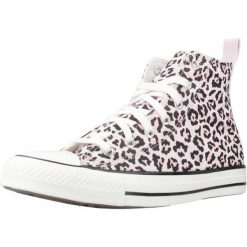 Buty CONVERSE CHUCK TAYLOR ALL STAR LEOPARD Nadruk zwierzęcy. Trampki i tenisówki damskie Converse, bez wzorów, z tkaniny, retro, bez zapięcia. Za 275.99 zł.