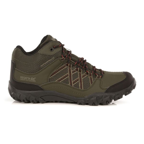 Buty trekkingowe męskie Edgepoint Mid Regatta. Zielone trekkingi męskie Regatta. Za 206.49 zł.