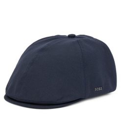 Kaszkiet BOSS. Niebieskie czapki i kapelusze męskie Boss, bez wzorów. Za 189.99 zł.