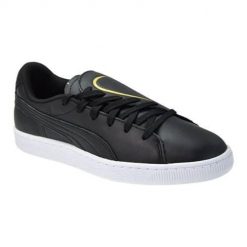 Buty do chodzenia męskie Puma Basket Crush Deboss. Czarne buty sportowe męskie Puma, z materiału, bez zapięcia, trekkingowe. Za 217.00 zł.