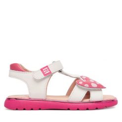 Sandały Agatha Ruiz de la Prada. Białe sandały dziewczęce Agatha Ruiz de la Prada, bez zapięcia. Za 249.99 zł.