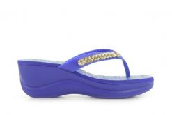 Japonki Dijean 260 002 Astralaz Vitral, Fiolet, Guma - 40. Niebieskie klapki damskie Dijean, z aplikacjami, z gumy, klasyczne, bez obcasa. W wyprzedaży za 26.10 zł.