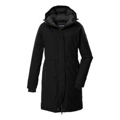 Parka damska z kapturem Killtec GW 22. Czarne parki damskie GIGA DX, na zimę, m, bez wzorów, z dzianiny, z kapturem. Za 631.00 zł.