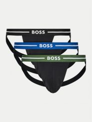 Boss Komplet 3 par slipów Jock Strap Jockstrap 3P Bold 50514965 Kolorowy. Slipki męskie Boss, m, bez wzorów, z bawełny. Za 129.99 zł.