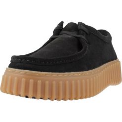 Trampki Clarks Model Torhill Bee Kolor Czarny. Czarne trampki i tenisówki damskie Clarks, bez wzorów, z tkaniny, bez zapięcia. Za 501.65 zł.