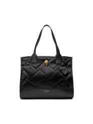 Kurt Geiger Torebka Recycled Sq Sm Shopper 8670900229 Czarny. Czarne torebki shopper damskie Kurt Geiger, bez wzorów, z materiału, bez dodatków. Za 469.99 zł.