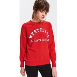Bluza z nadrukiem - Czerwony. Bluzy damskie Reserved. W wyprzedaży za 29.99 zł.