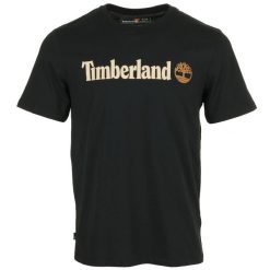 T-Shirt Kennebec River Linear Logo Rozmiar XL Czarny - TB0A5UPQ001. Czarne t-shirty męskie Timberland, m, bez wzorów, z bawełny, casualowe, bez kołnierzyka. Za 148.95 zł.