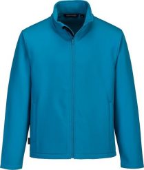 Kurtka męska Portwest TK20 - Softshell dwuwarstwowy Print & Promo - granatowy 4XL. Niebieskie kurtki męskie Portwest, m, bez wzorów, z softshellu, bez kaptura. Za 135.47 zł.