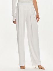 NORMA KAMALI Spodnie materiałowe ST1247HPC32944 Biały Regular Fit. Białe spodnie materiałowe damskie Norma Kamali, s, bez wzorów, z materiału. Za 1,739.00 zł.