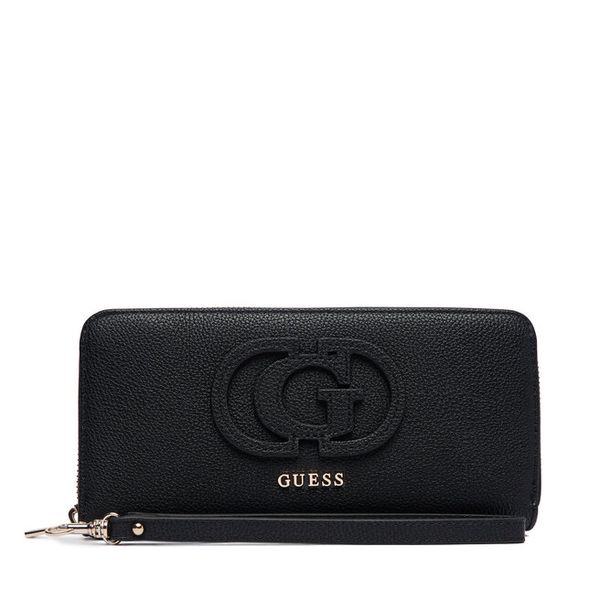 Portfel Guess. Czarne portfele damskie Guess, z aplikacjami. Za 264.99 zł.