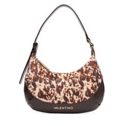 Torebka Valentino. Brązowe torebki do ręki damskie Valentino, bez wzorów, klasyczne, bez dodatków. Za 529.99 zł.