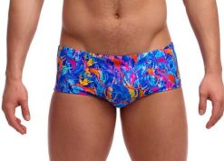 Kąpielówki Funky Trunks Dragons Den - trunki męskie. Brązowe kąpielówki męskie FUNKY TRUNKS, l, bez wzorów, z materiału, na fitness i siłownię. Za 159.00 zł.