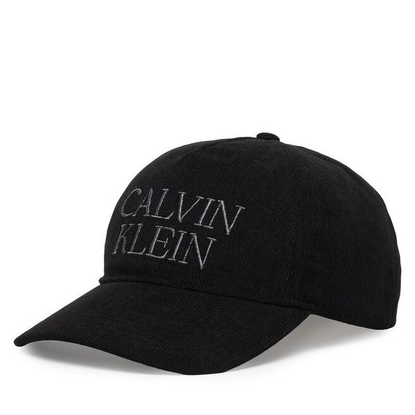 Czapka z daszkiem Calvin Klein. Czarne czapki i kapelusze męskie Calvin Klein, bez wzorów. Za 189.99 zł.
