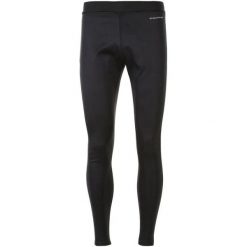 Wiatroszczelne legginsy Endurance Zane. Czarne legginsy sportowe męskie Endurance, s, bez wzorów, z poliesteru, do biegania. Za 208.00 zł.