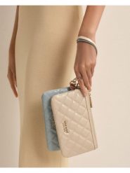 Nine West Torebka LILLA1 Beżowy. Brązowe torebki do ręki damskie Nine West, bez wzorów, ze skóry, wizytowe, bez dodatków. Za 99.99 zł.