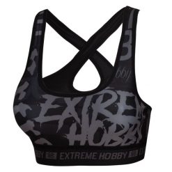 Stanik sportowy fitness siłownia MMA EXTREME HOBBY LETTERS. Czarne obuwie sportowe damskie EXTREME HOBBY, bez wzorów, z elastanu, na fitness i siłownię. Za 129.00 zł.