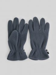 4F Rękawiczki polarowe Touch Screen dziecięce - szare S/M. Szare rękawiczki dziecięce 4f, bez wzorów, z polaru. Za 39.99 zł.
