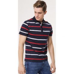 Granatowo-Czerwona Koszulka Swordcraft. Koszulki polo męskie Born2be. Za 49.99 zł.