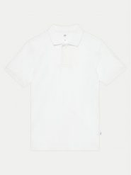 Gap Polo 404943-01 Biały Regular Fit. Białe t-shirty dla chłopców GAP, bez wzorów, z bawełny, bez ramiączek. Za 79.99 zł.