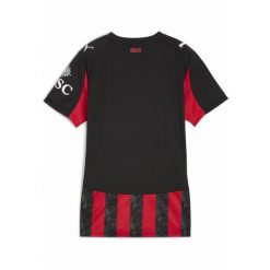 Damska koszulka domowa AC Milan 25/26 PUMA For All Time Red Black. Czarne koszulki sportowe damskie Puma, l, bez wzorów, sportowe, bez kołnierzyka. Za 439.00 zł.