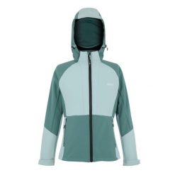 Damska Kurtka Desoto Soft Shell. Niebieskie kurtki damskie Regatta, bez wzorów, bez kaptura, trekkingowe. Za 163.99 zł.