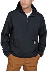 Kurtka Carhartt Anorak Rain Defender Light Black. Czarne kurtki męskie Carhartt, m, bez wzorów, bez kaptura. Za 370.17 zł.