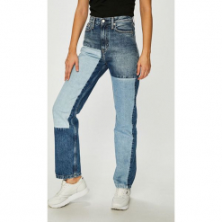 Calvin Klein Jeans - Jeansy. Niebieskie jeansy damskie Calvin Klein Jeans. Za 599.90 zł.