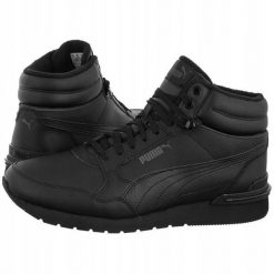 Buty Puma ST Runner v4 Mid czarne 402893 01 42. Czarne buty sportowe męskie Puma, bez zapięcia. Za 497.73 zł.