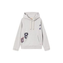 Bluza z kapturem Champion. Białe bluzy sportowe męskie Champion, m, bez wzorów, z dresówki, z kapturem. Za 476.50 zł.