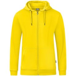 Kurtka Jako Organic. Żółte kurtki damskie Jako, m, bez wzorów, z bawełny, z kapturem. Za 329.50 zł.