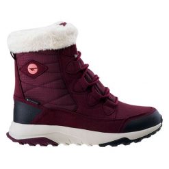 Buty zimowe damskie Hi-Tec Mestia Mid WP Wo's - ciemnoróżowe, Rozmiar buta 36. Czerwone obuwie sportowe damskie Hi-tec, bez wzorów, z polaru, trekkingowe. Za 209.99 zł.